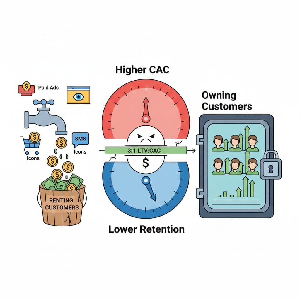 The Hidden Financial Leak Sinking Your Brand: Why Renting Customers Is a Losing Strategy